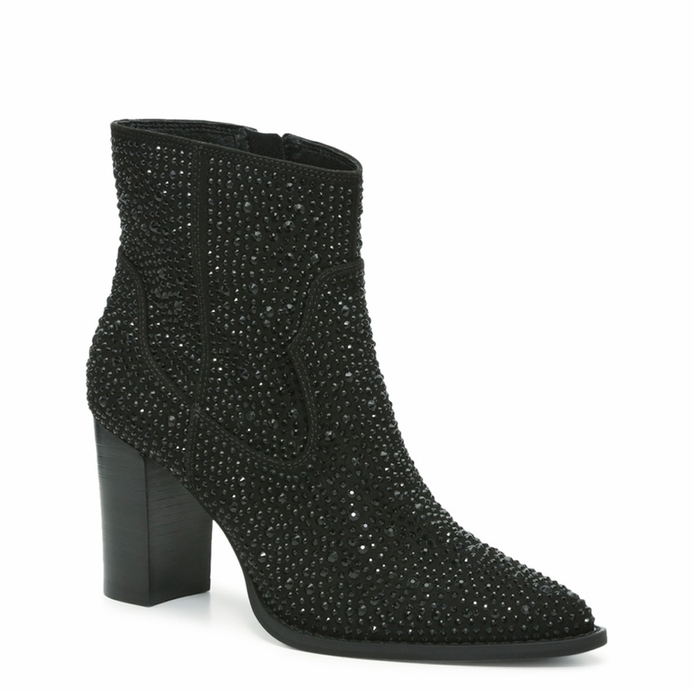 Crown Vintage Black Elie Ankle Booties